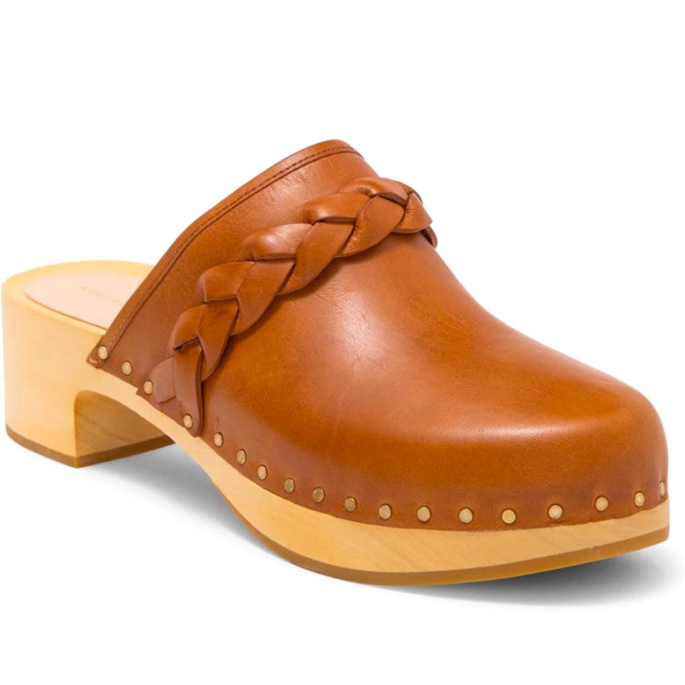 NWOT Loeffler Randall Polina Braided Leather Clog Sz. 8.5